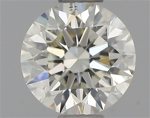 Picture of Natural Diamond 0.50 Carats, Round with Excellent Cut, I Color, VS2 Clarity and Certified by IGI