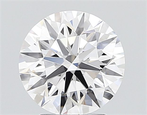 Picture of Lab Grown Diamond 2.57 Carats, Round with Ideal Cut, D Color, IF Clarity and Certified by IGI