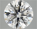 Lab Grown Diamond 4.83 Carats, Round with Excellent Cut, E Color, VVS2 Clarity and Certified by IGI