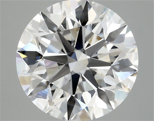 Picture of Lab Grown Diamond 4.83 Carats, Round with Excellent Cut, E Color, VVS2 Clarity and Certified by IGI