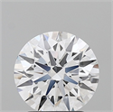 Lab Grown Diamond 2.05 Carats, Round with Ideal Cut, D Color, VVS1 Clarity and Certified by IGI