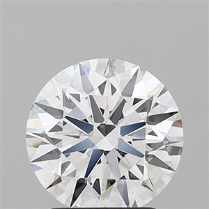 Picture of Lab Grown Diamond 2.05 Carats, Round with Ideal Cut, D Color, VVS1 Clarity and Certified by IGI