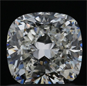 Natural Diamond 1.00 Carats, Cushion with  Cut, J Color, SI2 Clarity and Certified by GIA