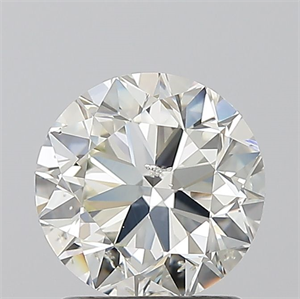 Foto Diamante Natural 1.50 quilates, Redondo , Color L, claridad SI2 y certificado GIA de