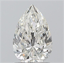Natural Diamond 1.01 Carats, Pear with  Cut, G Color, SI1 Clarity and Certified by IGI