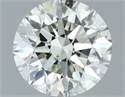 Natural Diamond 1.41 Carats, Round with Excellent Cut, K Color, VS2 Clarity and Certified by IGI