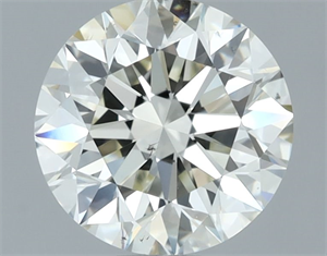 Picture of Natural Diamond 1.41 Carats, Round with Excellent Cut, K Color, VS2 Clarity and Certified by IGI