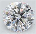 Lab Grown Diamond 3.14 Carats, Round with Ideal Cut, F Color, VVS1 Clarity and Certified by IGI