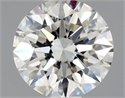 Natural Diamond 0.50 Carats, Round with Excellent Cut, I Color, VVS2 Clarity and Certified by GIA