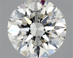Picture of Natural Diamond 0.50 Carats, Round with Excellent Cut, I Color, VVS2 Clarity and Certified by GIA