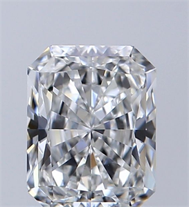 Foto Diamante Natural 0.72 quilates, Radiante , Color F, claridad VS1 y certificado GIA de