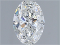 Diamante Natural 1.00 quilates, Ovalado , Color G, claridad SI1 y certificado HRD