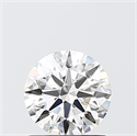 Lab Grown Diamond 1.01 Carats, Round with Excellent Cut, E Color, VS1 Clarity and Certified by IGI