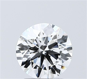 Picture of Lab Grown Diamond 1.50 Carats, Round with Excellent Cut, E Color, VVS2 Clarity and Certified by IGI