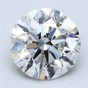 Picture of Natural Diamond 2.00 Carats, Round with Excellent Cut, F Color, SI1 Clarity and Certified by GIA