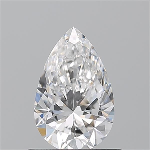 Picture of Natural Diamond 0.70 Carats, Pear with  Cut, E Color, VS2 Clarity and Certified by GIA