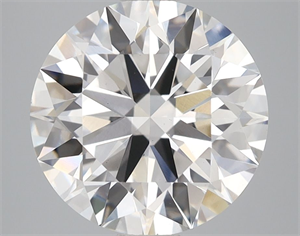 Picture of Lab Grown Diamond 4.05 Carats, Round with Ideal Cut, F Color, VS1 Clarity and Certified by IGI