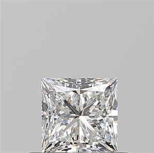 Picture of Natural Diamond 0.50 Carats, Princess with  Cut, F Color, VS1 Clarity and Certified by GIA