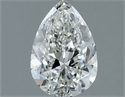 Natural Diamond 1.00 Carats, Pear with  Cut, H Color, SI1 Clarity and Certified by GIA