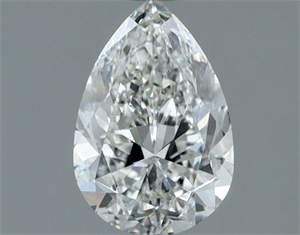 Picture of Natural Diamond 1.00 Carats, Pear with  Cut, H Color, SI1 Clarity and Certified by GIA