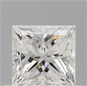 Natural Diamond 0.50 Carats, Princess with  Cut, G Color, VS1 Clarity and Certified by GIA