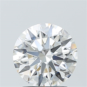 Picture of Lab Grown Diamond 2.10 Carats, Round with Ideal Cut, E Color, VVS1 Clarity and Certified by IGI