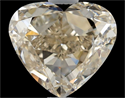 Natural Diamond 1.01 Carats, Heart with  Cut, J Color, SI1 Clarity and Certified by HRD