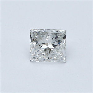 Foto Diamante Natural 0.35 quilates, Princesa , Color D, claridad SI1 y certificado GIA de