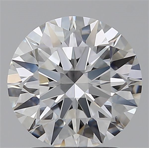 Picture of Lab Grown Diamond 2.09 Carats, Round with Ideal Cut, D Color, VVS1 Clarity and Certified by IGI