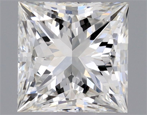 Picture of Natural Diamond 0.43 Carats, Princess with  Cut, G Color, VVS2 Clarity and Certified by GIA