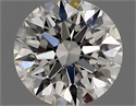 Natural Diamond 0.72 Carats, Round with Excellent Cut, F Color, VVS1 Clarity and Certified by IGI