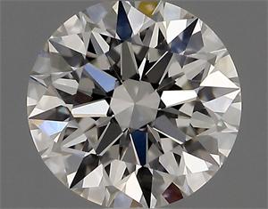 Picture of Natural Diamond 0.72 Carats, Round with Excellent Cut, F Color, VVS1 Clarity and Certified by IGI