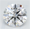 Lab Grown Diamond 2.32 Carats, Round with Ideal Cut, D Color, IF Clarity and Certified by IGI