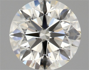 Picture of Natural Diamond 0.96 Carats, Round with Excellent Cut, I Color, VVS1 Clarity and Certified by IGI