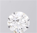 Lab Grown Diamond 1.07 Carats, Round with Ideal Cut, D Color, VVS1 Clarity and Certified by IGI