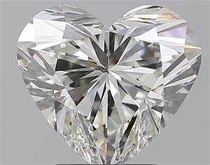 Picture of Natural Diamond 2.71 Carats, Heart with  Cut, H Color, SI1 Clarity and Certified by GIA