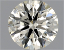 Natural Diamond 0.70 Carats, Round with Excellent Cut, K Color, VS2 Clarity and Certified by GIA