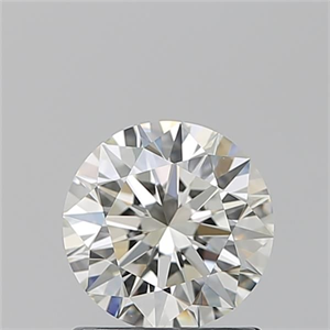 Picture of Natural Diamond 1.09 Carats, Round with Excellent Cut, J Color, VVS2 Clarity and Certified by GIA