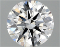 Del inventario de diamantes de laboratorio, 1.10 quilates, Redondo , Color E, claridad VVS2 y certificado IGI