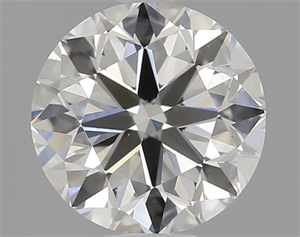 Picture of Natural Diamond 0.90 Carats, Round with Very Good Cut, I Color, VS2 Clarity and Certified by GIA