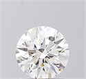 Del inventario de diamantes de laboratorio, 1.06 quilates, Redondo , Color F, claridad VVS2 y certificado IGI