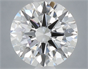 Del inventario de diamantes de laboratorio, 1.10 quilates, Redondo , Color E, claridad VS2 y certificado IGI