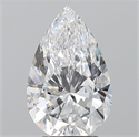 Natural Diamond 3.01 Carats, Pear with  Cut, D Color, SI1 Clarity and Certified by GIA
