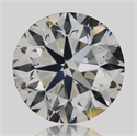 Diamante Natural 0.71 quilates, Redondo , Color K, claridad VVS2 y certificado GIA