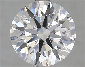 Picture of Lab Grown Diamond 3.01 Carats, Round with Ideal Cut, D Color, IF Clarity and Certified by IGI