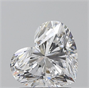 Natural Diamond 1.50 Carats, Heart with  Cut, D Color, VS2 Clarity and Certified by GIA