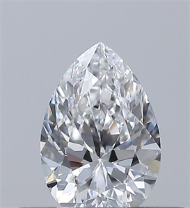 Picture of Natural Diamond 0.30 Carats, Pear with  Cut, D Color, VVS2 Clarity and Certified by GIA