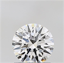 Lab Grown Diamond 1.05 Carats, Round with Ideal Cut, G Color, VS2 Clarity and Certified by IGI