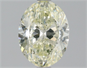 Natural Diamond 1.70 Carats, Oval with  Cut, L Color, SI2 Clarity and Certified by GIA