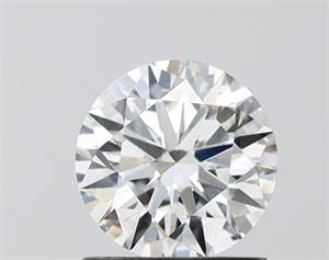 Picture of Lab Grown Diamond 1.00 Carats, Round with Ideal Cut, D Color, VVS2 Clarity and Certified by IGI